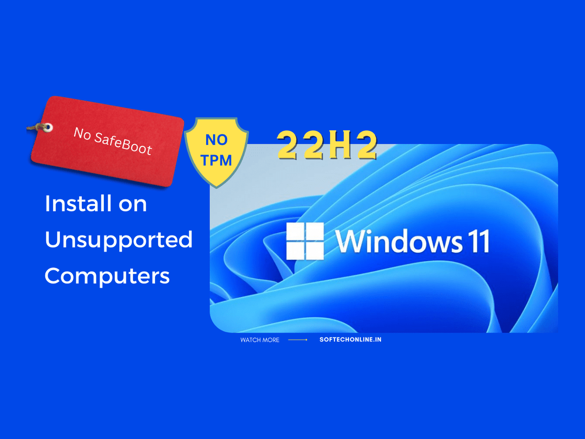 Install Windows 11 On Any Unsupported Computer