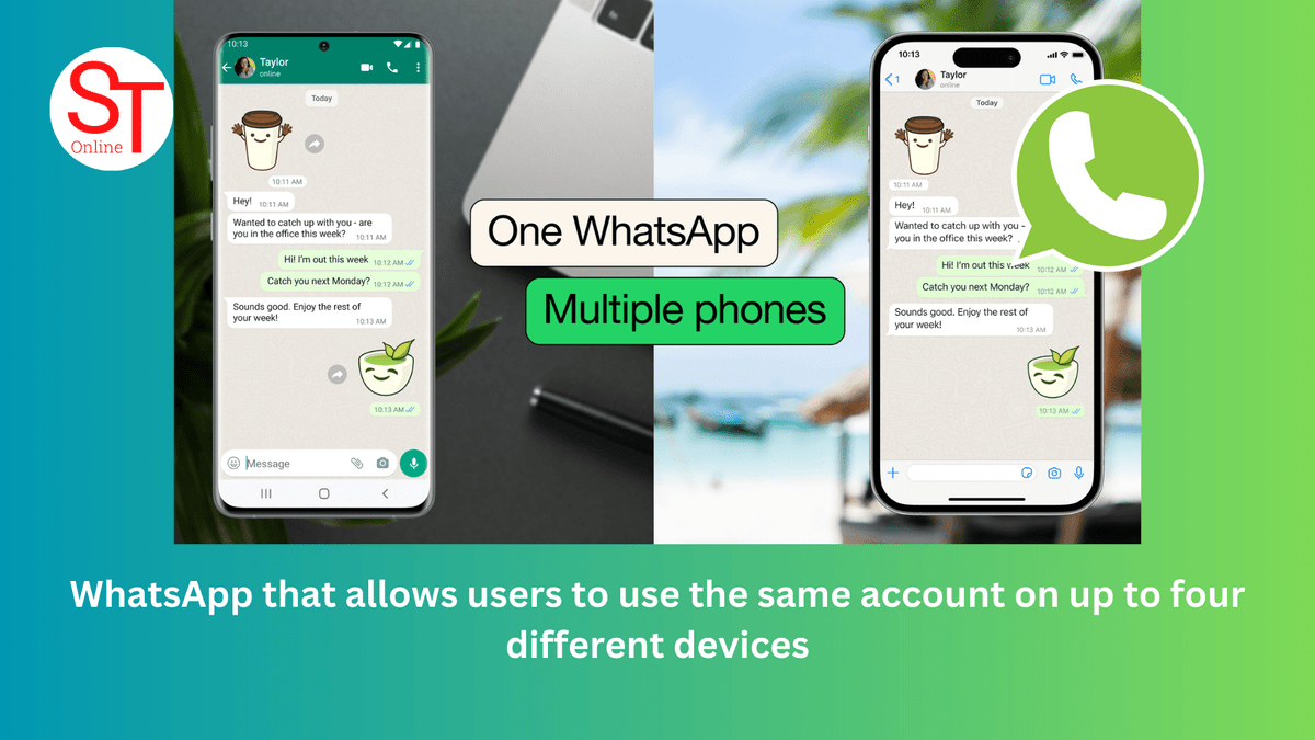 One WhatsApp account on four different devices
