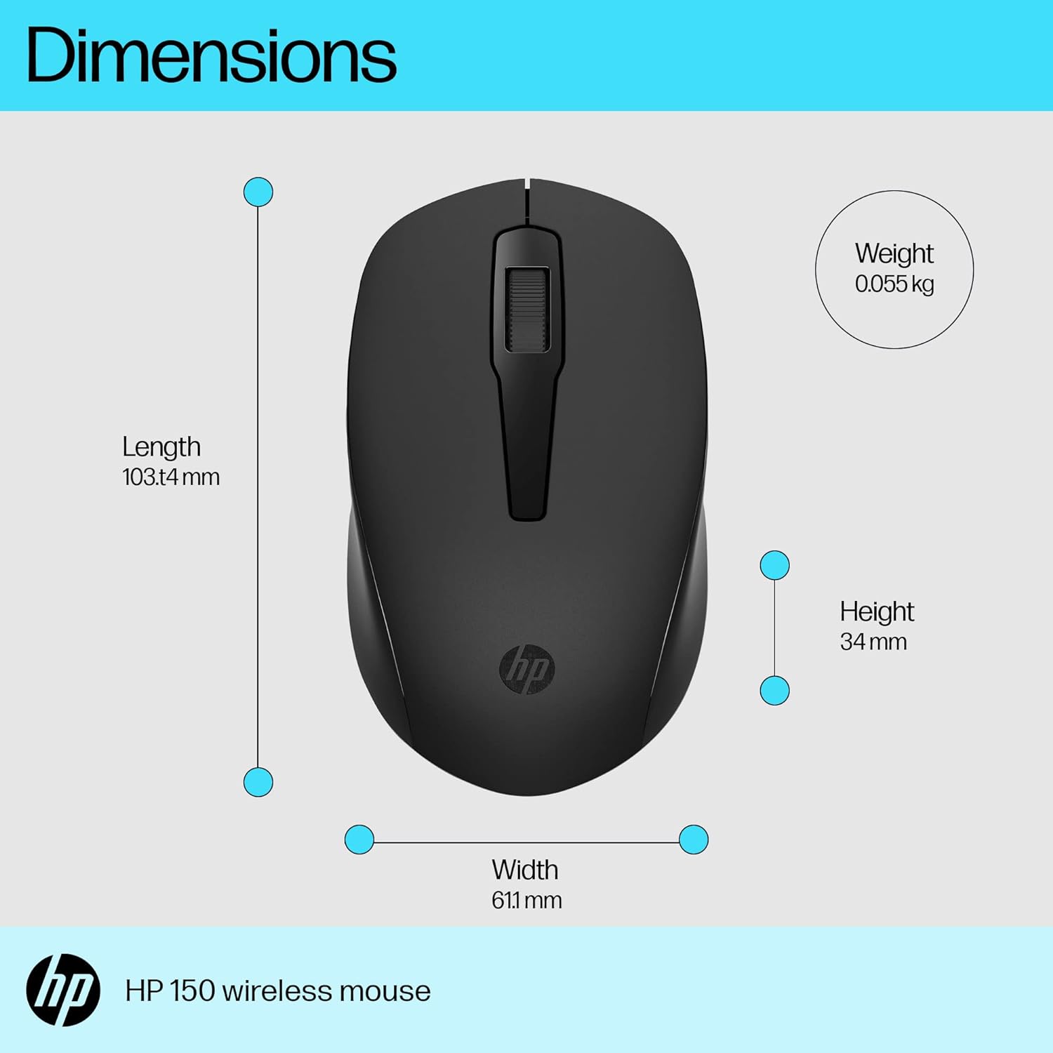 HP 150 Wireless Mouse